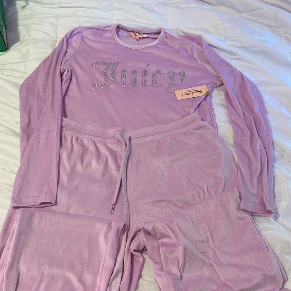 Light purple Juicy couture pajama set